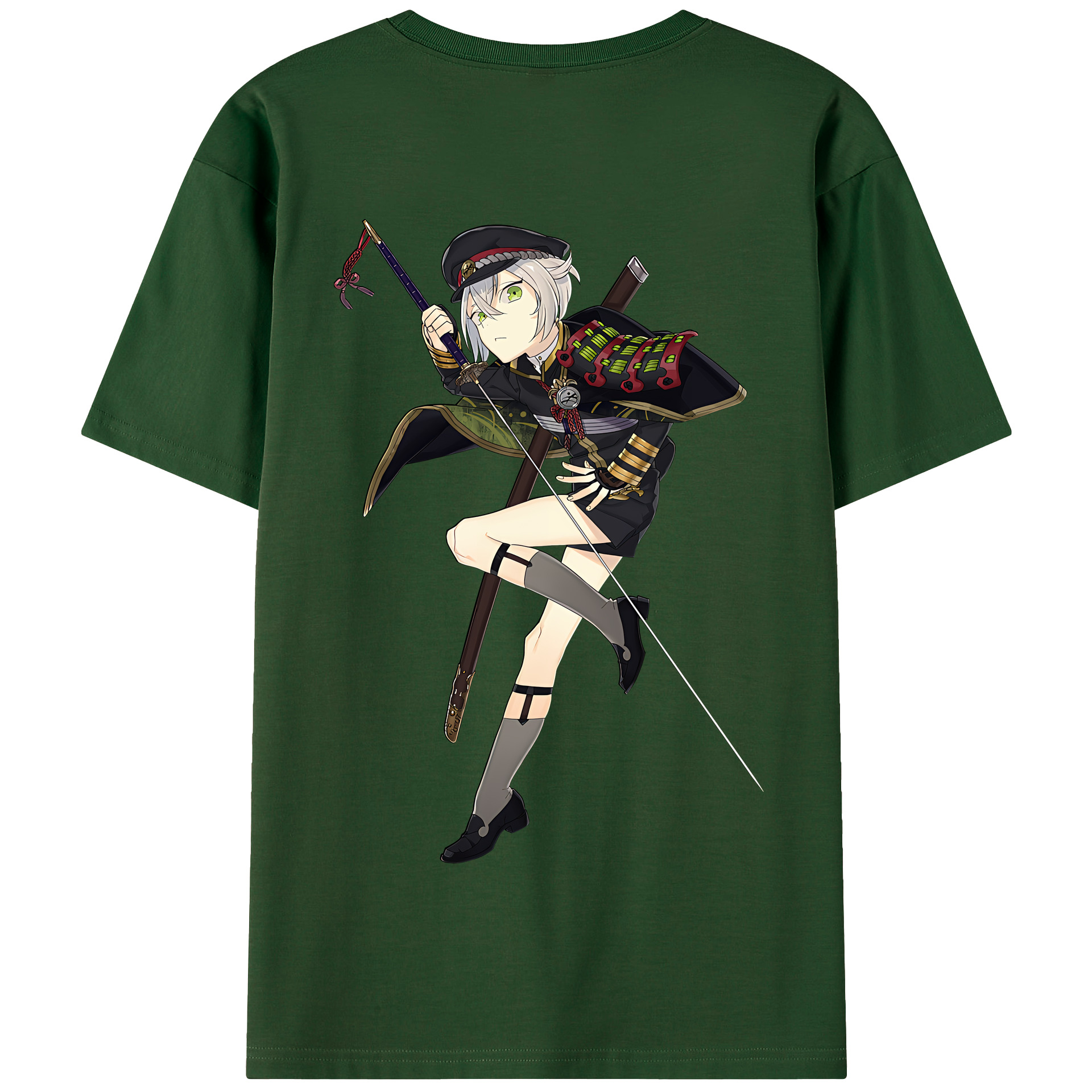 （画像用） 刀剣乱舞 Touken Ranbu 綿100％半袖Tシャツ（背面プリント）